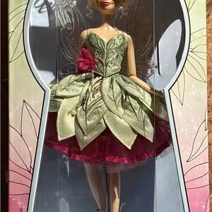 Disney Enchanted Leaf Dress with Green and Red Accents